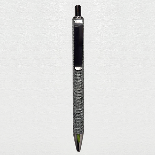 Bolígrafo de aluminio con tejido RPET